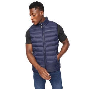 Crosshatch Mens Gattering Vest / Navy